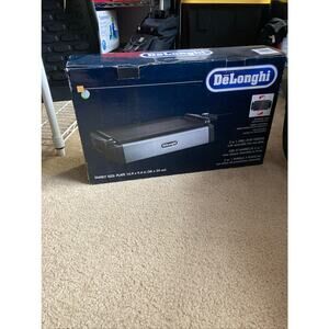 NEW DeLonghi Large Healthy 2-in-1 Indoor Grill & Griddle Non Stick